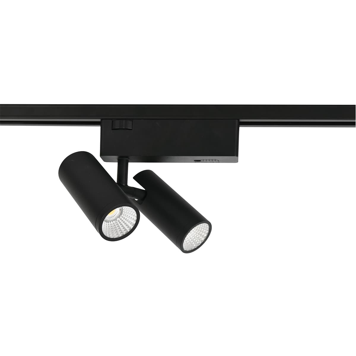 Panorama II 2 Light LED Track Spot Light in Black-img-1