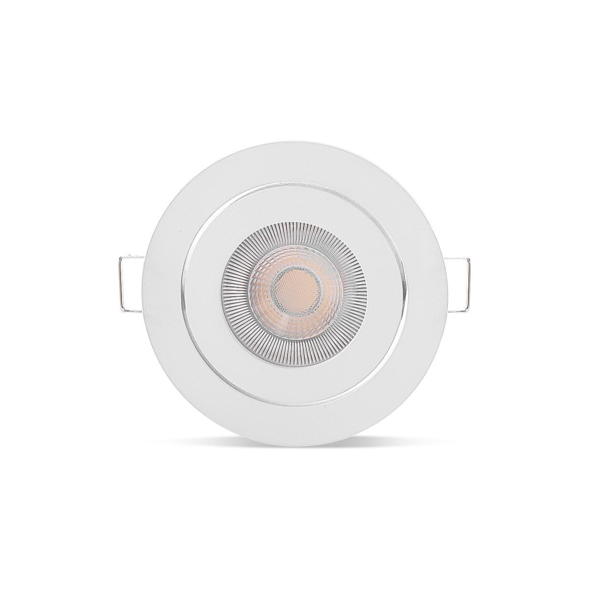 Podean GU10 Tilt Frame Only Recessed 72mm Cut Out Downlight in White-img-1