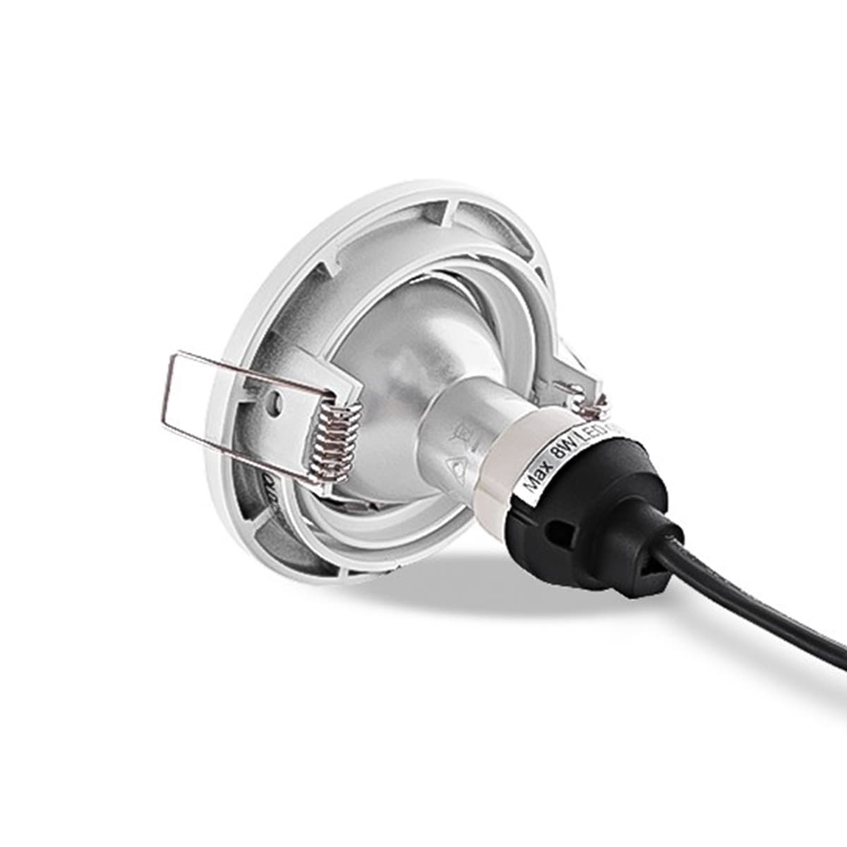 Podean GU10 Tilt Frame Only Recessed 72mm Cut Out Downlight in White-img-2