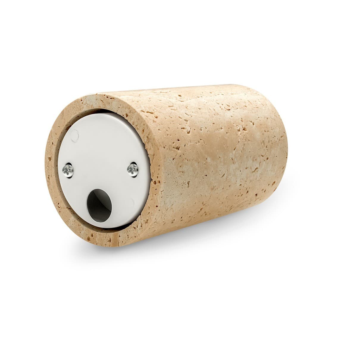 Traviato GU10 Surface Mounted Downlight in Natural Travertine with Beige Details-img-4
