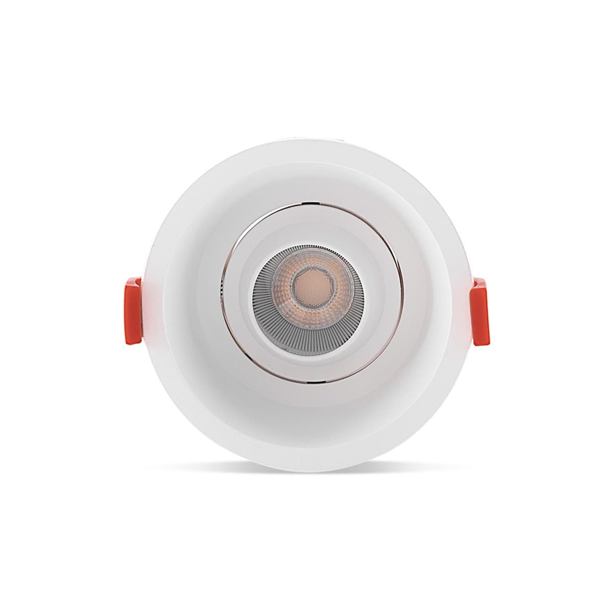 Blaze GU10 Recessed Gimble With Snoot 88mm Cut Out Downlight in White-img-1