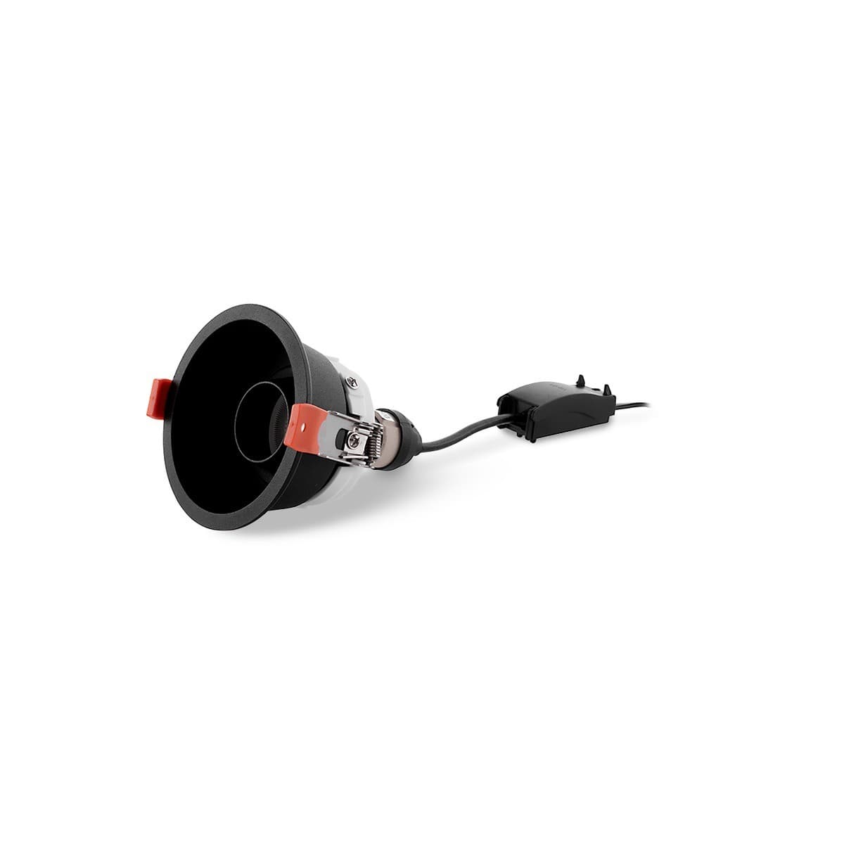 Blaze GU10 Recessed Gimble With Snoot 88mm Cut Out Downlight in Black-img-2