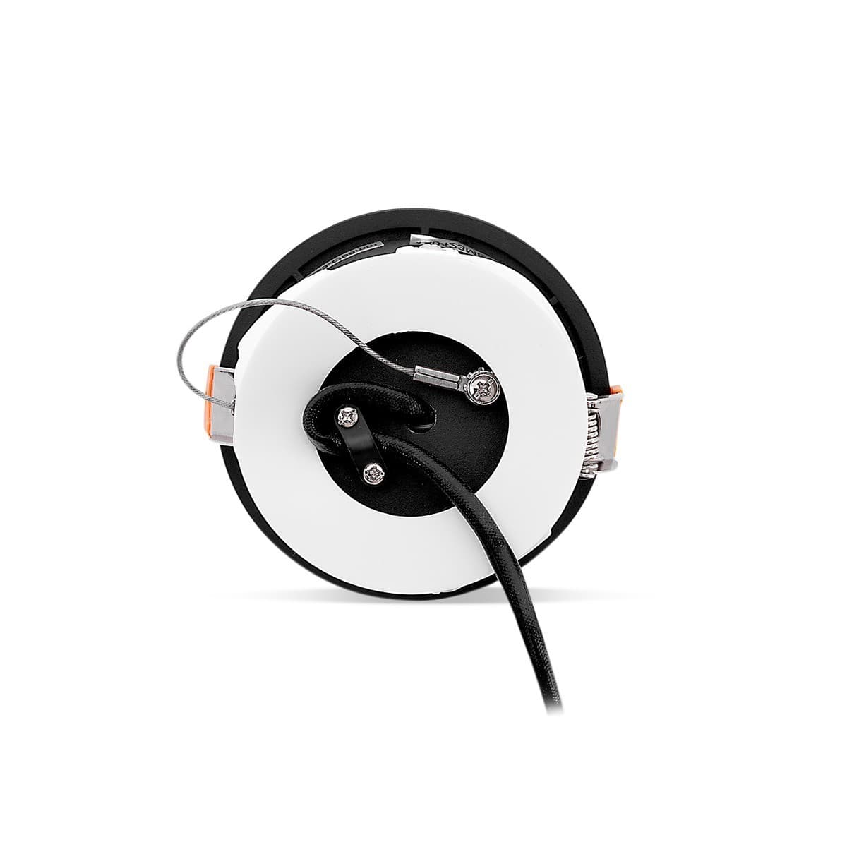 Luton GU10 Recessed Gimble 93mm Cut Out Downlight in Black-img-2