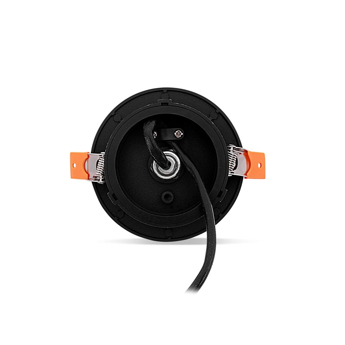 Luton GU10 Recessed Adjustable  93mm Cut Out Spotlight in Black-img-2