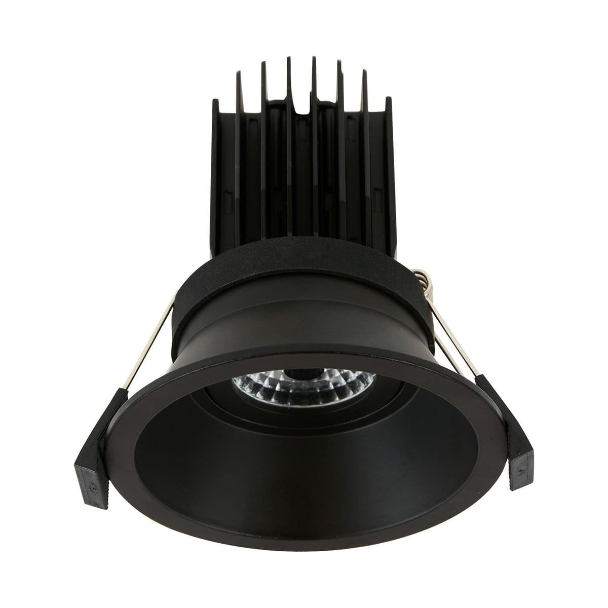 Custom 100mm LED Recessed Tri Colour 14W 90mm Cut Out Downlight in Black-img-1