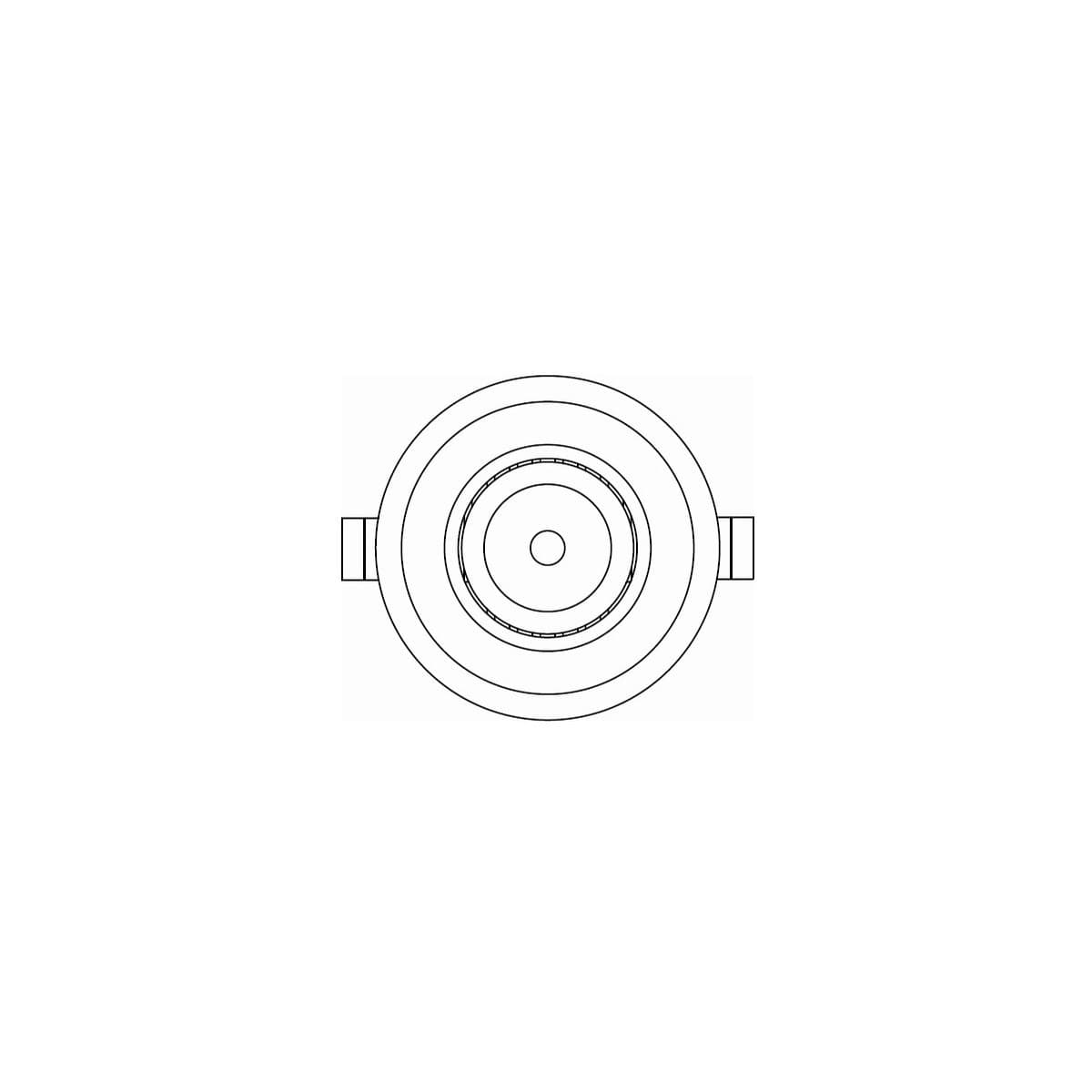 Custom 100mm LED Recessed Tri Colour 14W 90mm Cut Out Downlight in Black-img-4