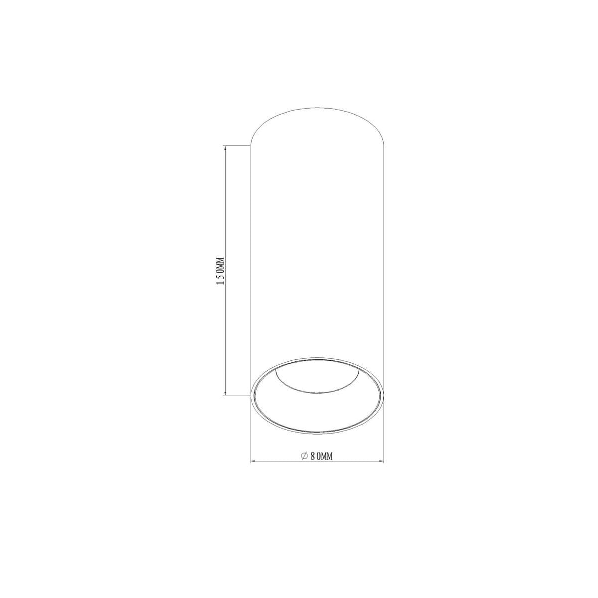Ison 150mm LED CCT Surface Mounted Downlight in Brass-img-4