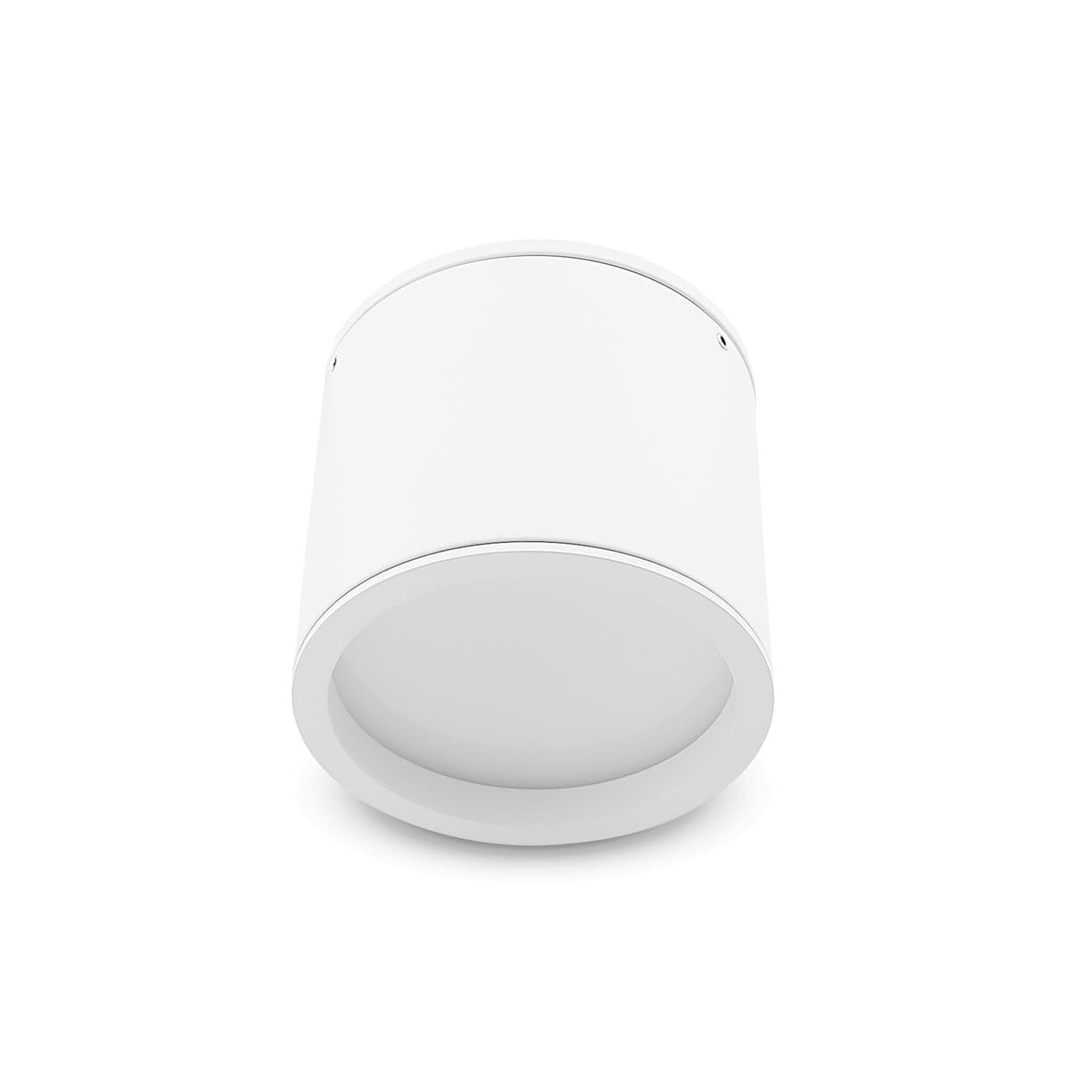 Surface 80mm LED Tri-Colour Surface Mounted Downlight in White-img-1
