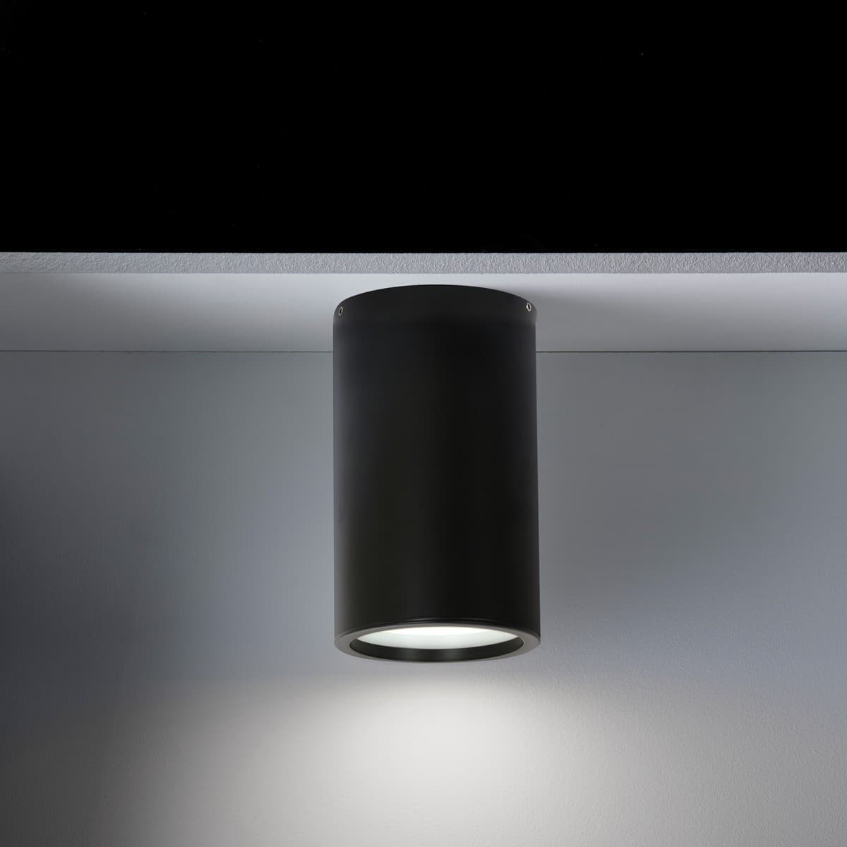 Surface 150mm LED Tri-Colour Surface Mounted Downlight in Black-img-8
