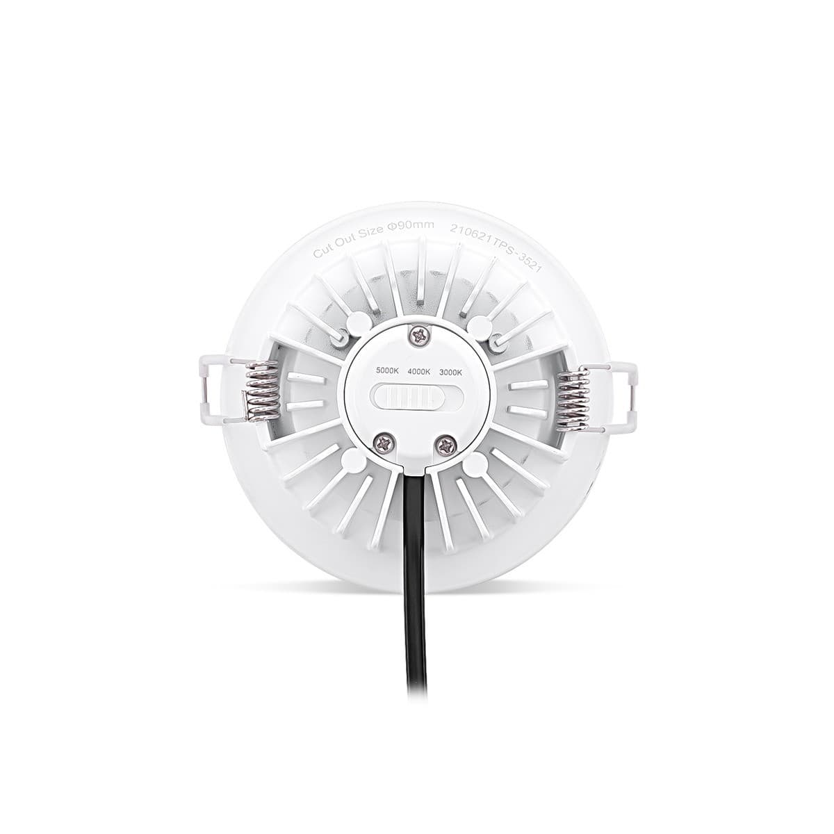 Vivid LED Recessed Colour Switch 90mm Cut Out Downlight in White-img-2