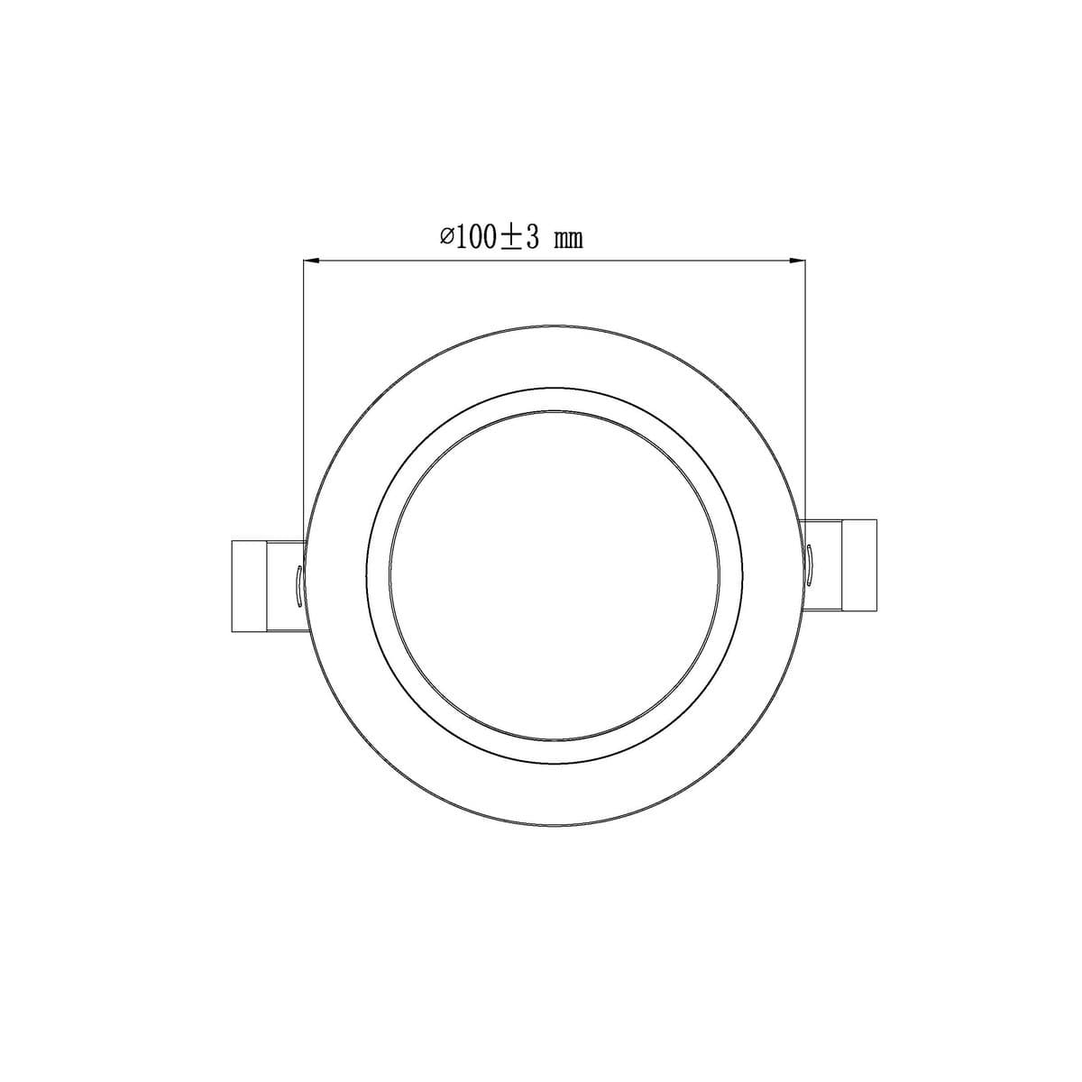 Lucci Connect Infinity LED Recessed CCT 85mm Cut Out Downlight in White-img-6