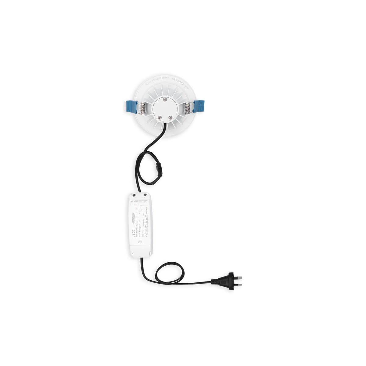 Infinity Mini LED Recessed Colour Switch 85mm Cut Out Downlight in White-img-2