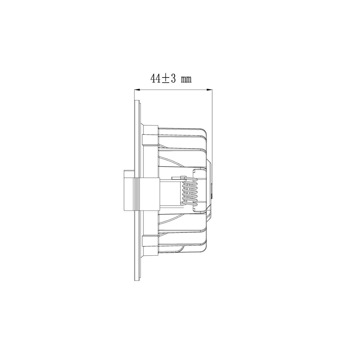 Infinity Mini LED Recessed Colour Switch 85mm Cut Out Downlight in White-img-8