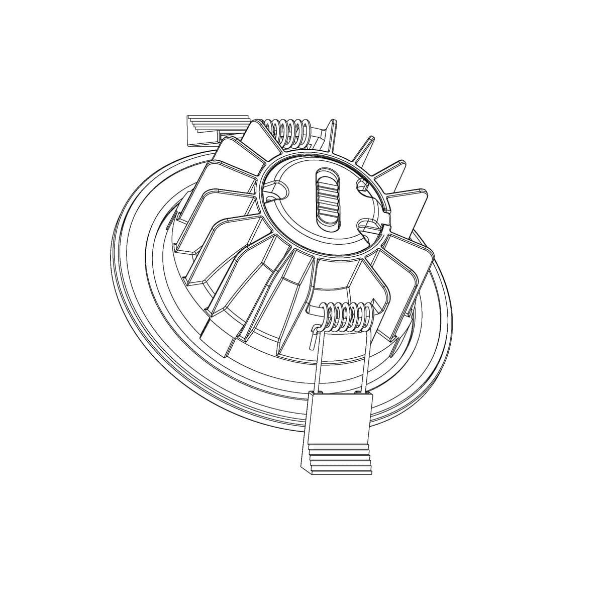 Infinity Mini LED Recessed Colour Switch 85mm Cut Out Downlight in Chrome-img-10