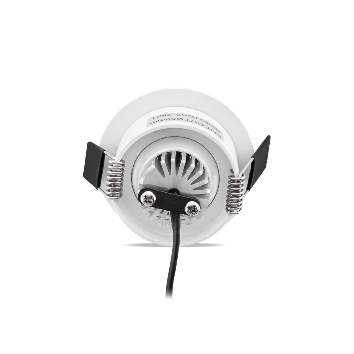 Starlight LED Recessed Adjustable Warm White 50mm Cut Out Downlight in White-img-2