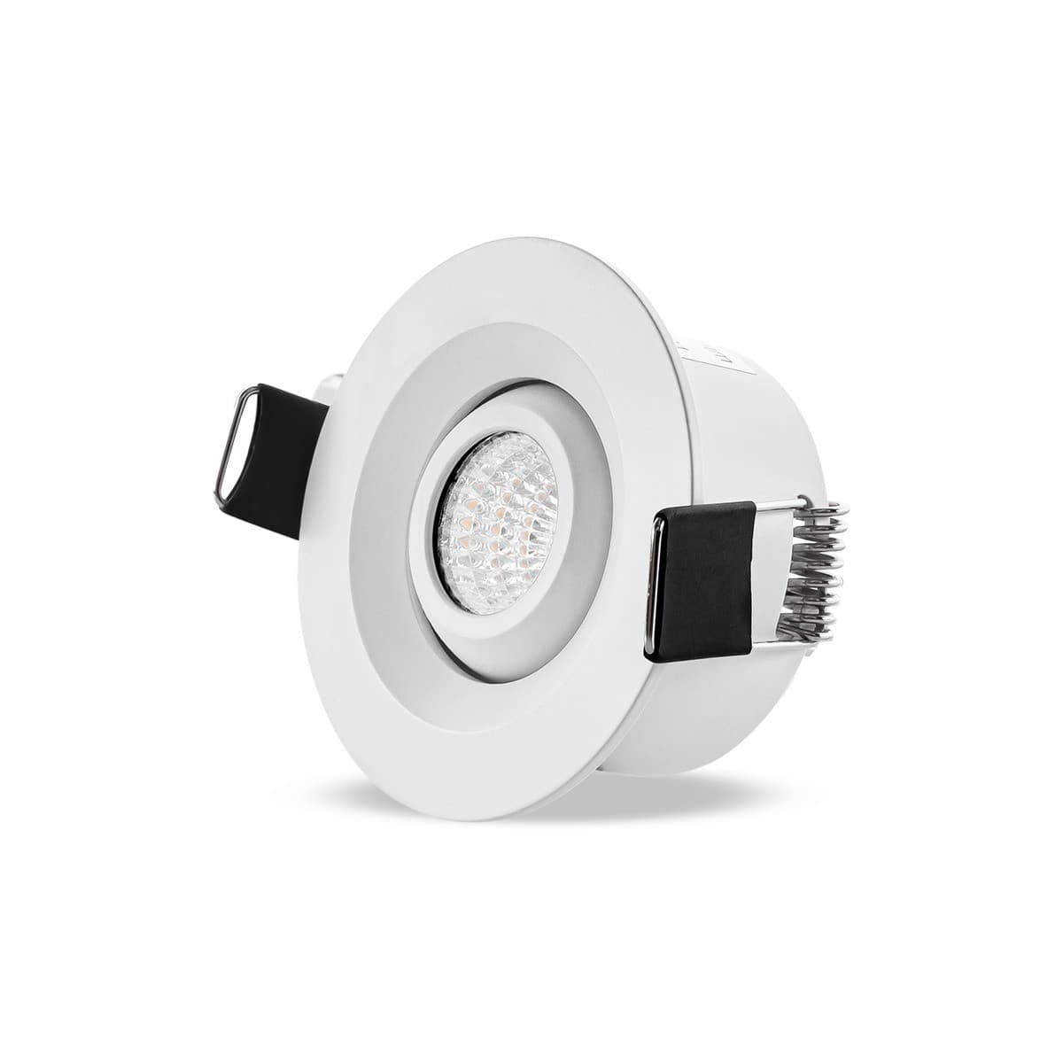 Starlight LED Recessed Adjustable Warm White 50mm Cut Out Downlight in White-img-3