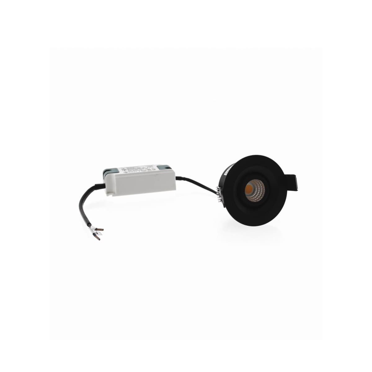 Starlight LED Recessed Adjustable Warm White 50mm Cut Out Downlight in Black-img-4