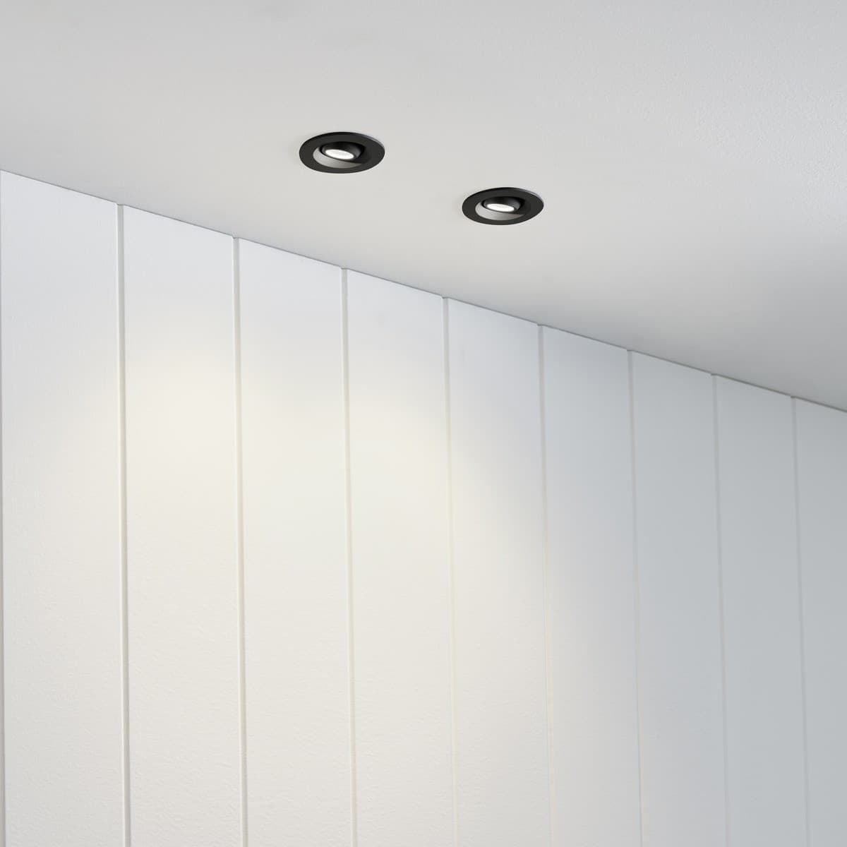 Starlight LED Recessed Adjustable Warm White 50mm Cut Out Downlight in Black-img-7