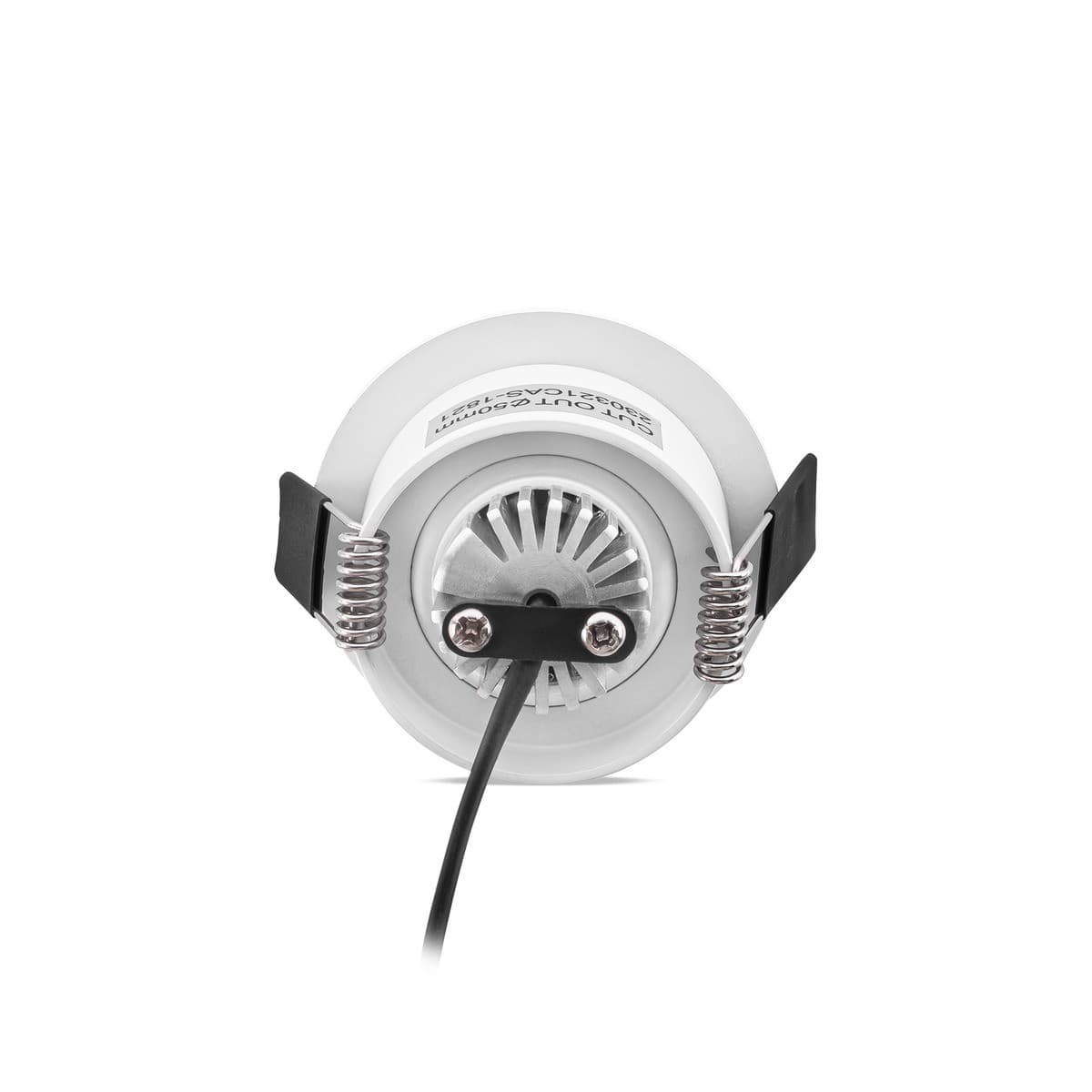 Starlight LED Recessed Adjustable Cool White 50mm Cut Out Downlight in White-img-3