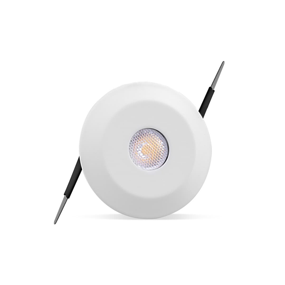 Starlight LED Recessed Fixed  Cool White 36mm Cut Out Downlight in White-img-1