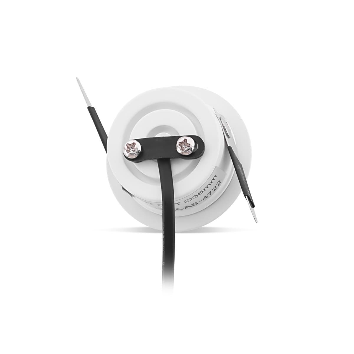 Starlight LED Recessed Fixed  Cool White 36mm Cut Out Downlight in White-img-2