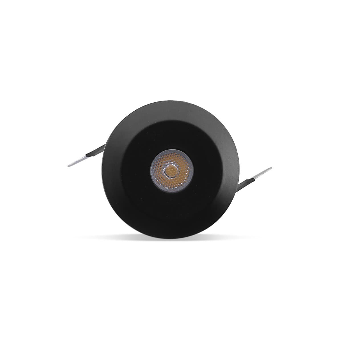 Starlight LED Recessed Fixed  Cool White 36mm Cut Out Downlight in Black-img-1
