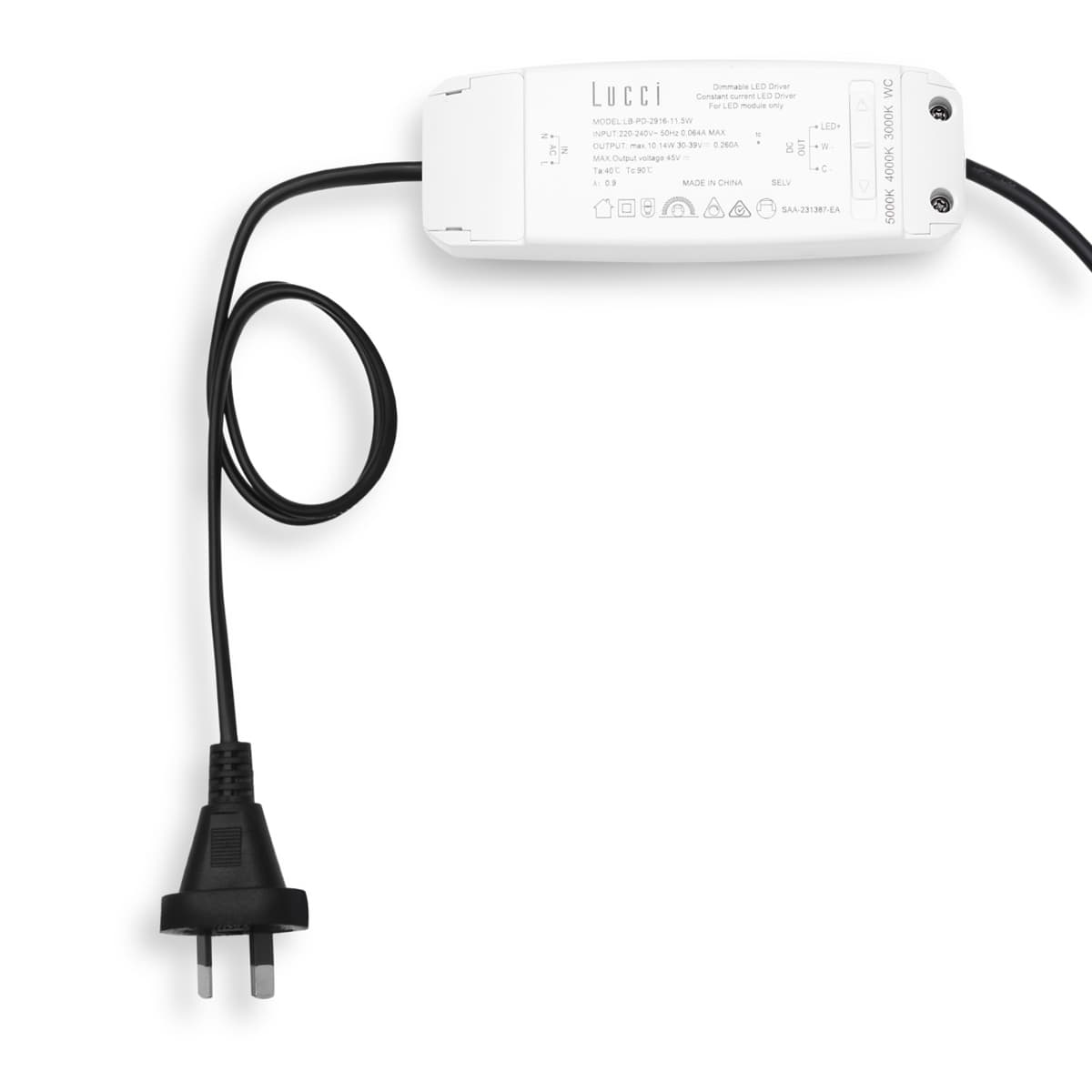 City III LED Recessed Fixed CCT 90mm Cut Out  Downlight in Black-img-3