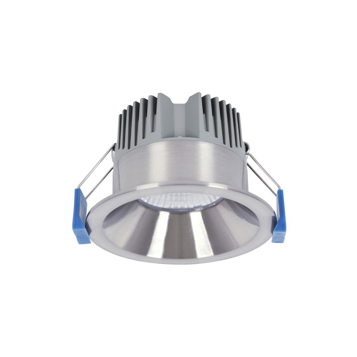 City III LED Recessed Fixed CCT 90mm Cut Out  Downlight in Brushed Chrome-img-1