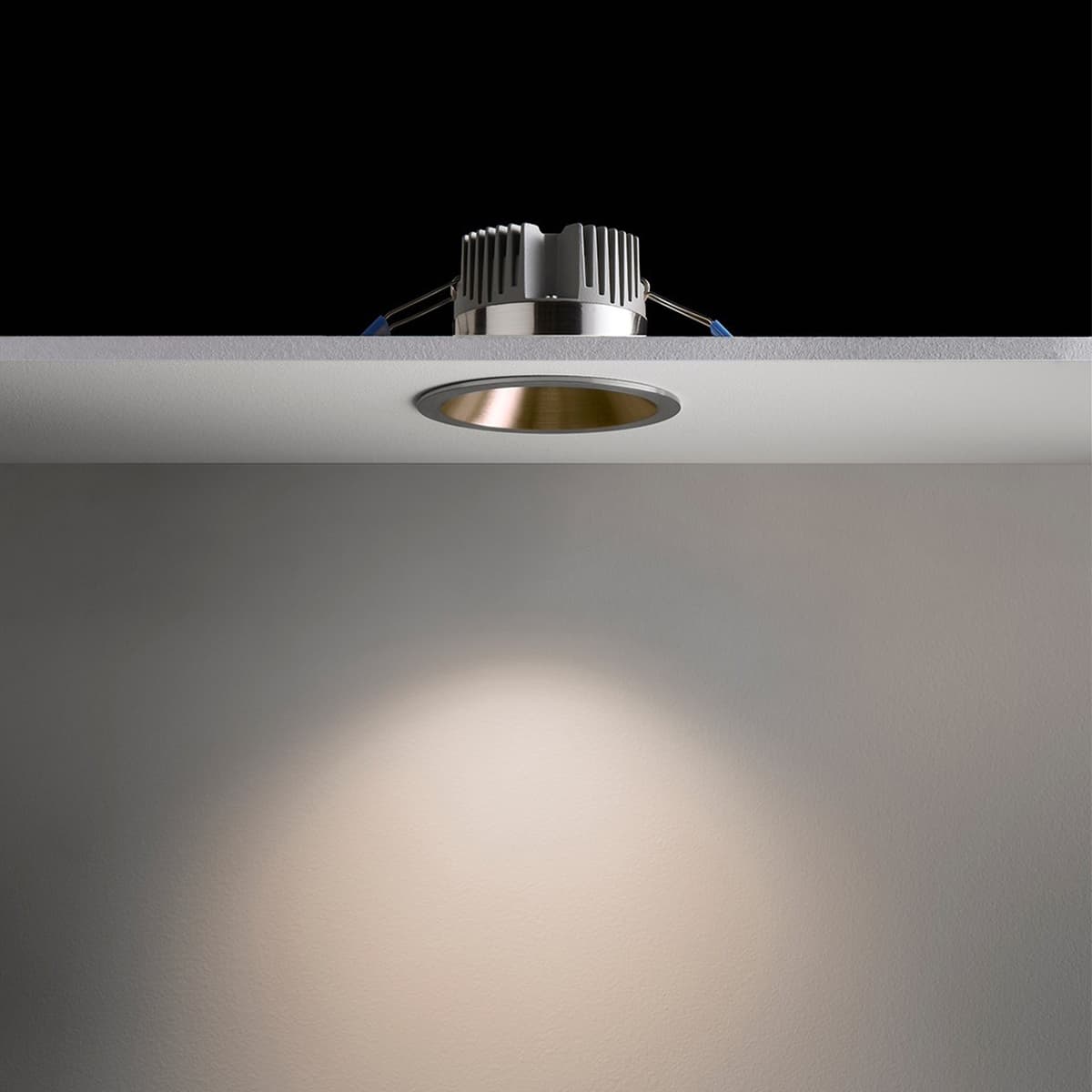City III LED Recessed Fixed CCT 90mm Cut Out  Downlight in Brushed Chrome-img-2
