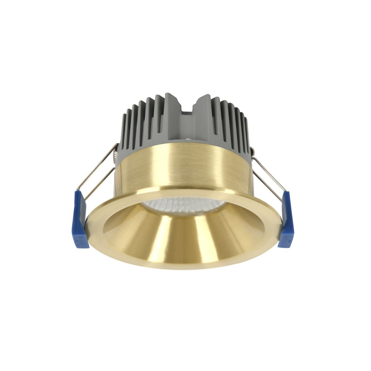 City III LED Recessed Fixed CCT 90mm Cut Out  Downlight in Brass-img-1
