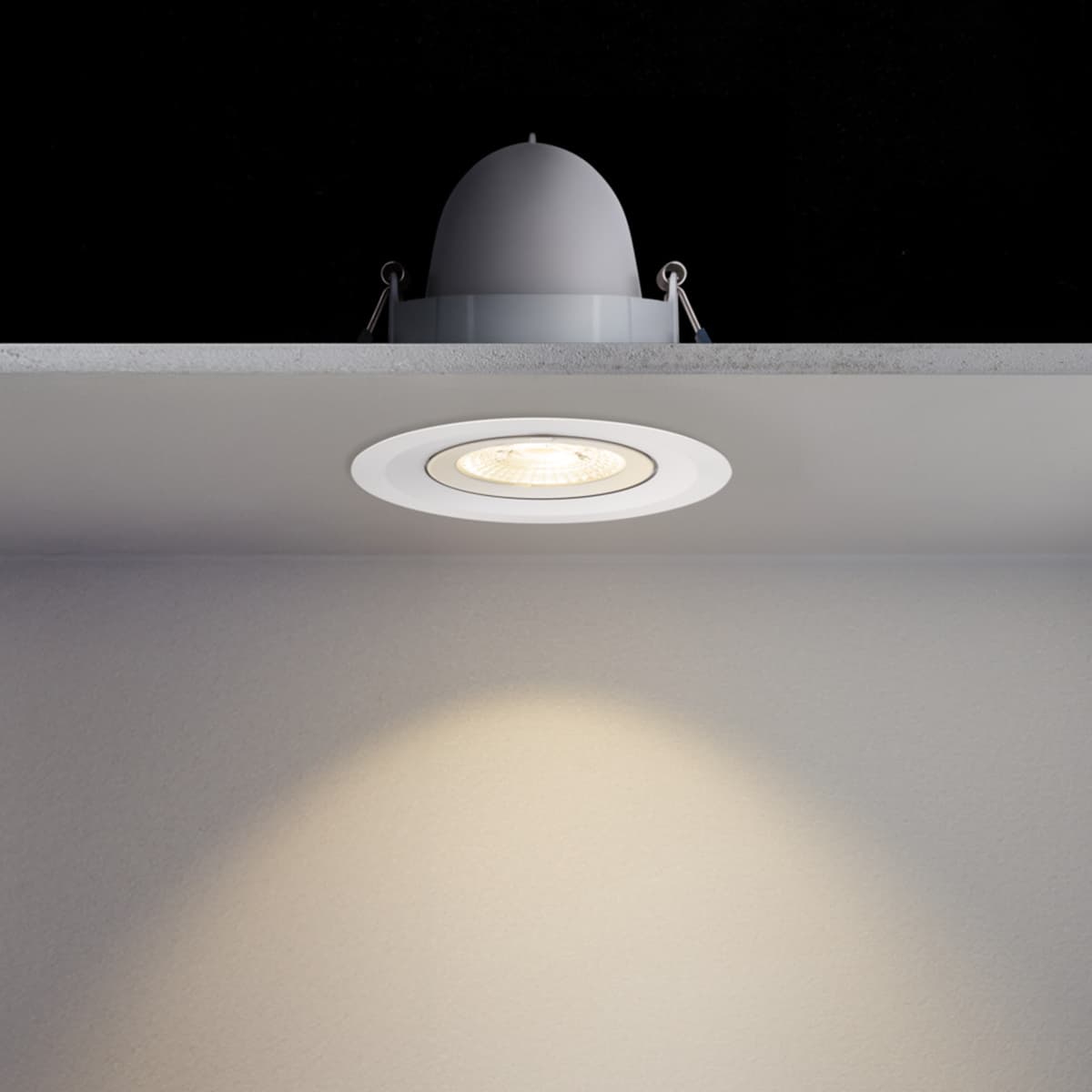 City III LED Recessed Gimble CCT 92mm Cut Out  Downlight in White-img-6
