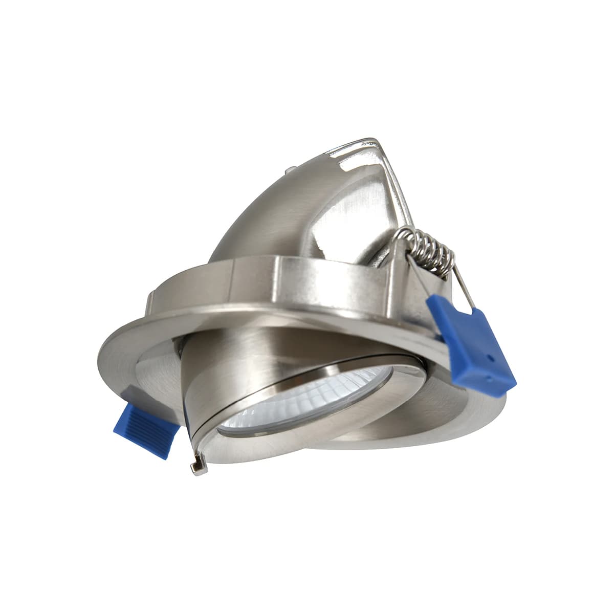 City III LED Recessed Gimble CCT 92mm Cut Out  Downlight in Brushed Chrome-img-1