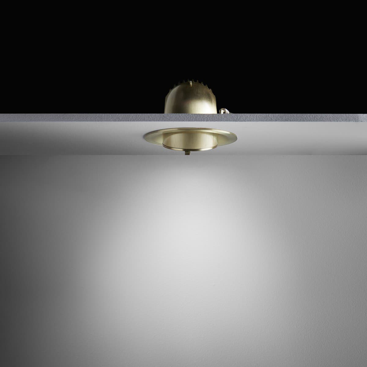City III LED Recessed Gimble CCT 92mm Cut Out  Downlight in Brass-img-3