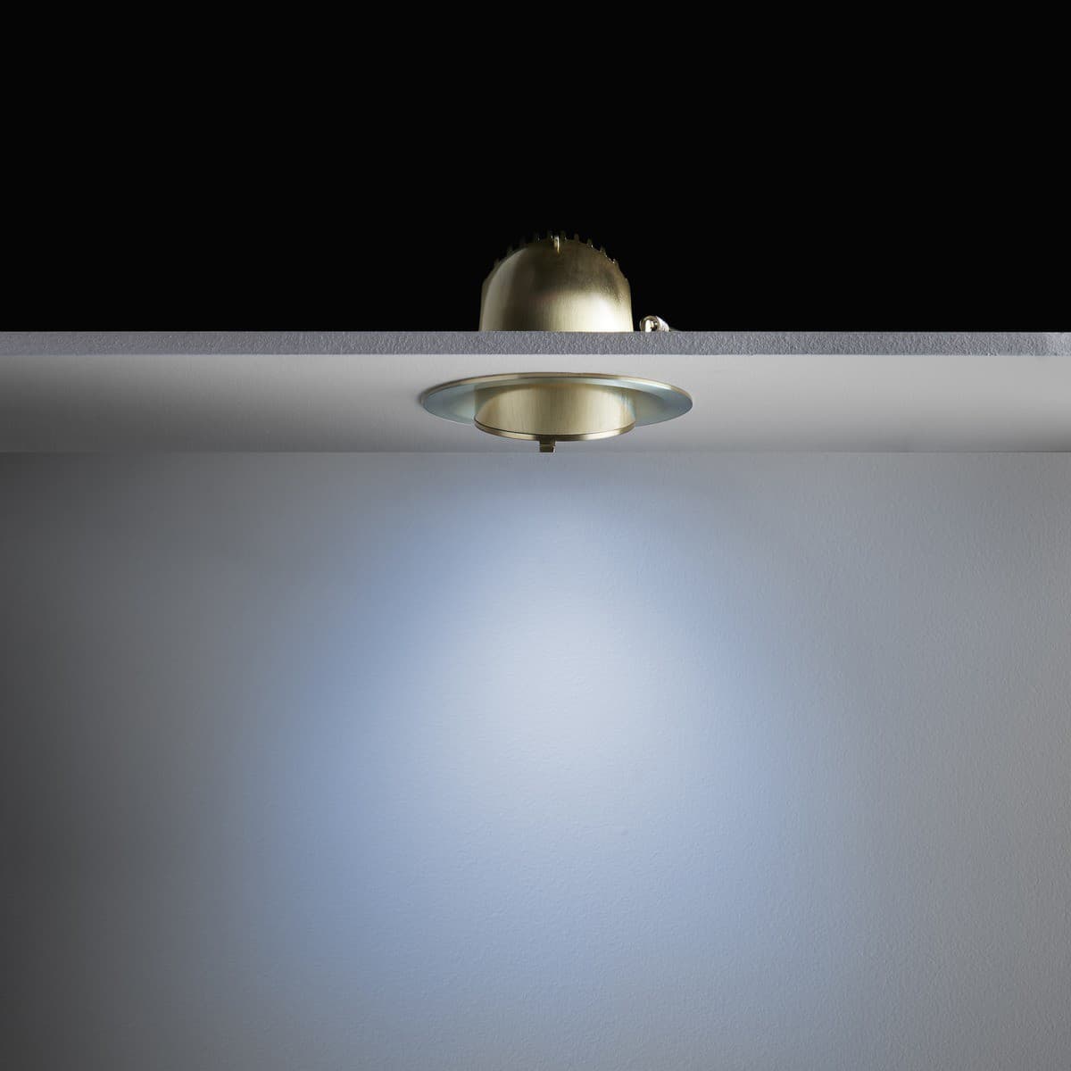 City III LED Recessed Gimble CCT 92mm Cut Out  Downlight in Brass-img-5