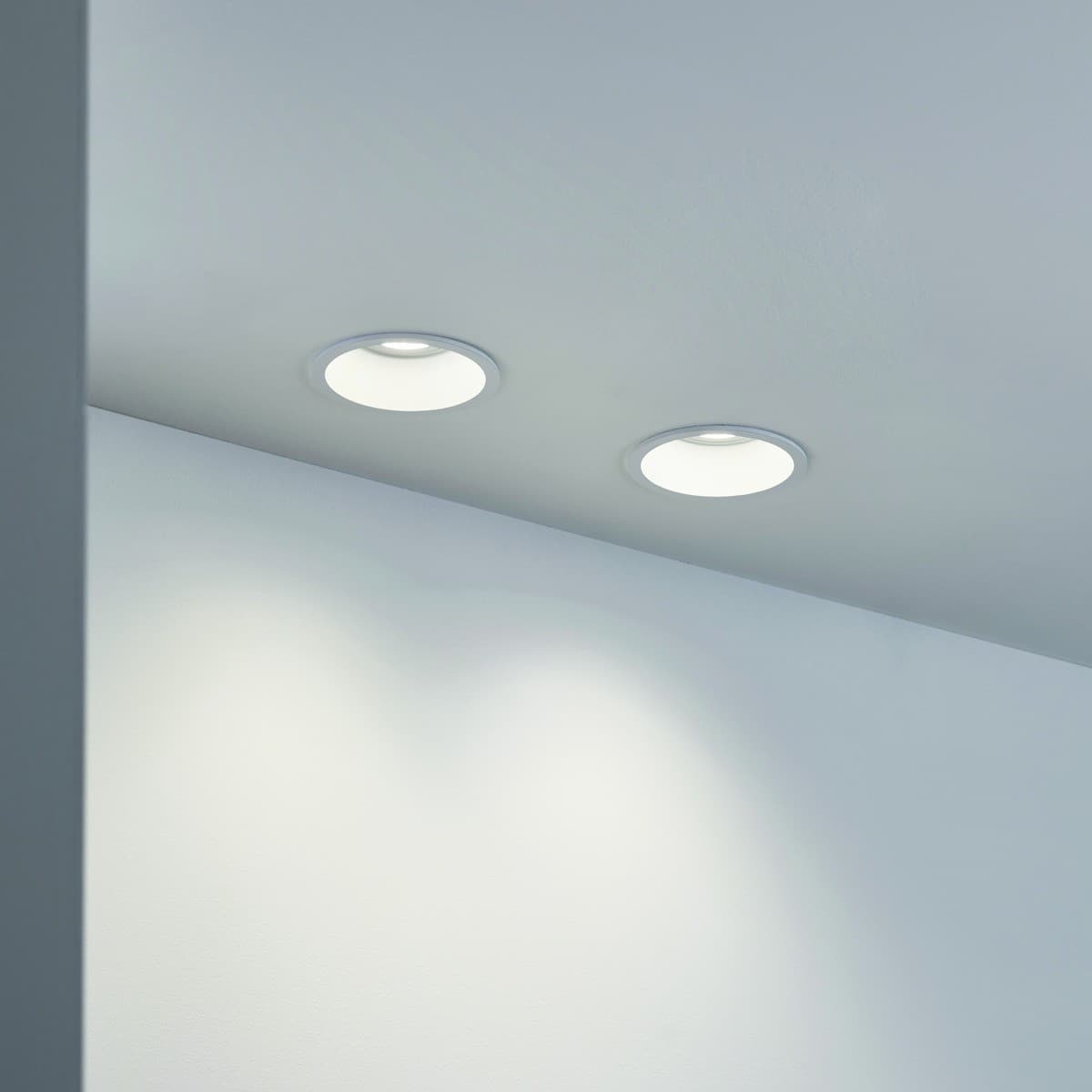 Custom 100mm LED Recessed Tri Colour 10W  90mm Cut Out Downlight  in White