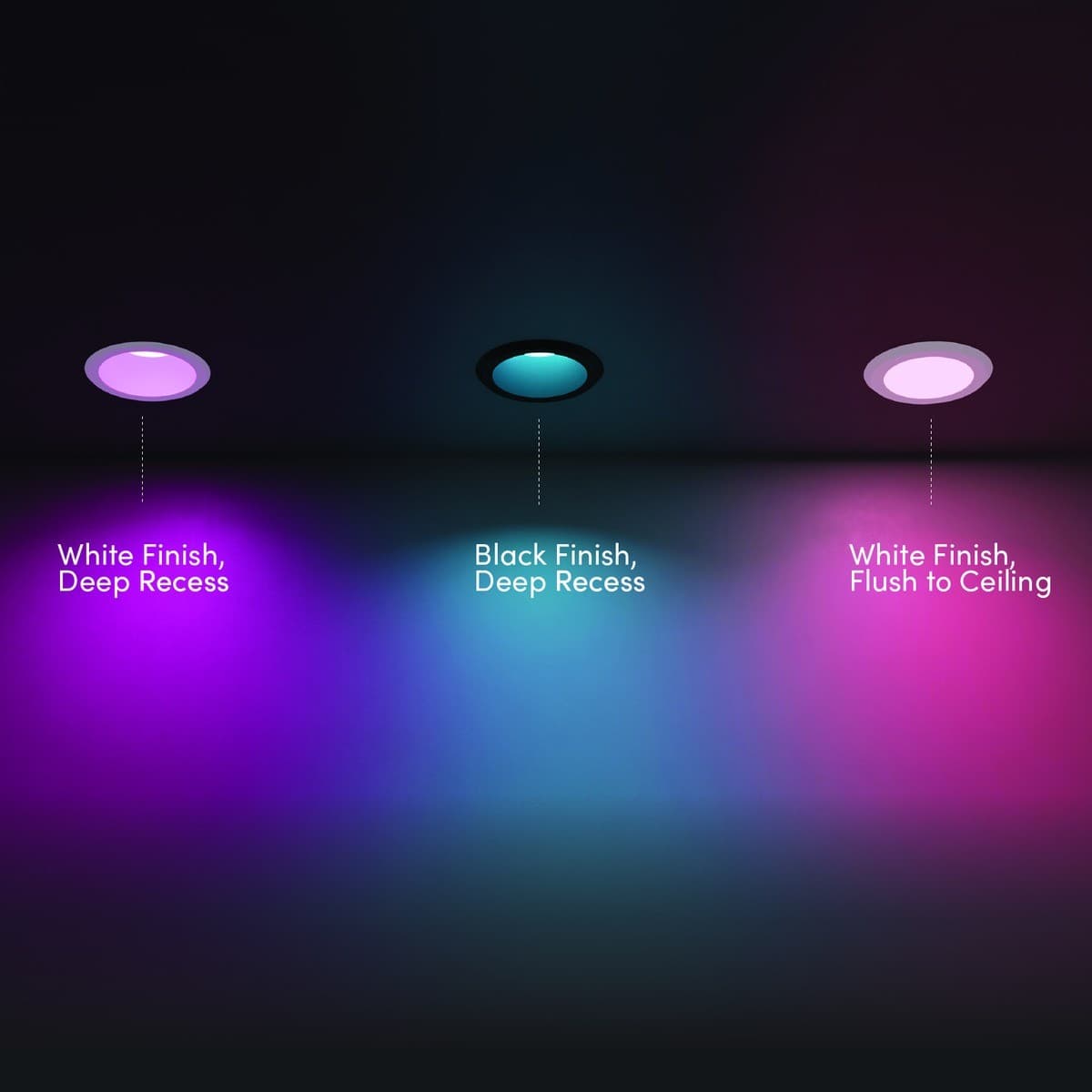 LIFX SuperColour 12.2W Recessed Dimmable 90mm Cut Out Smart Downlight with RGB + Full White Spectrum-img-6