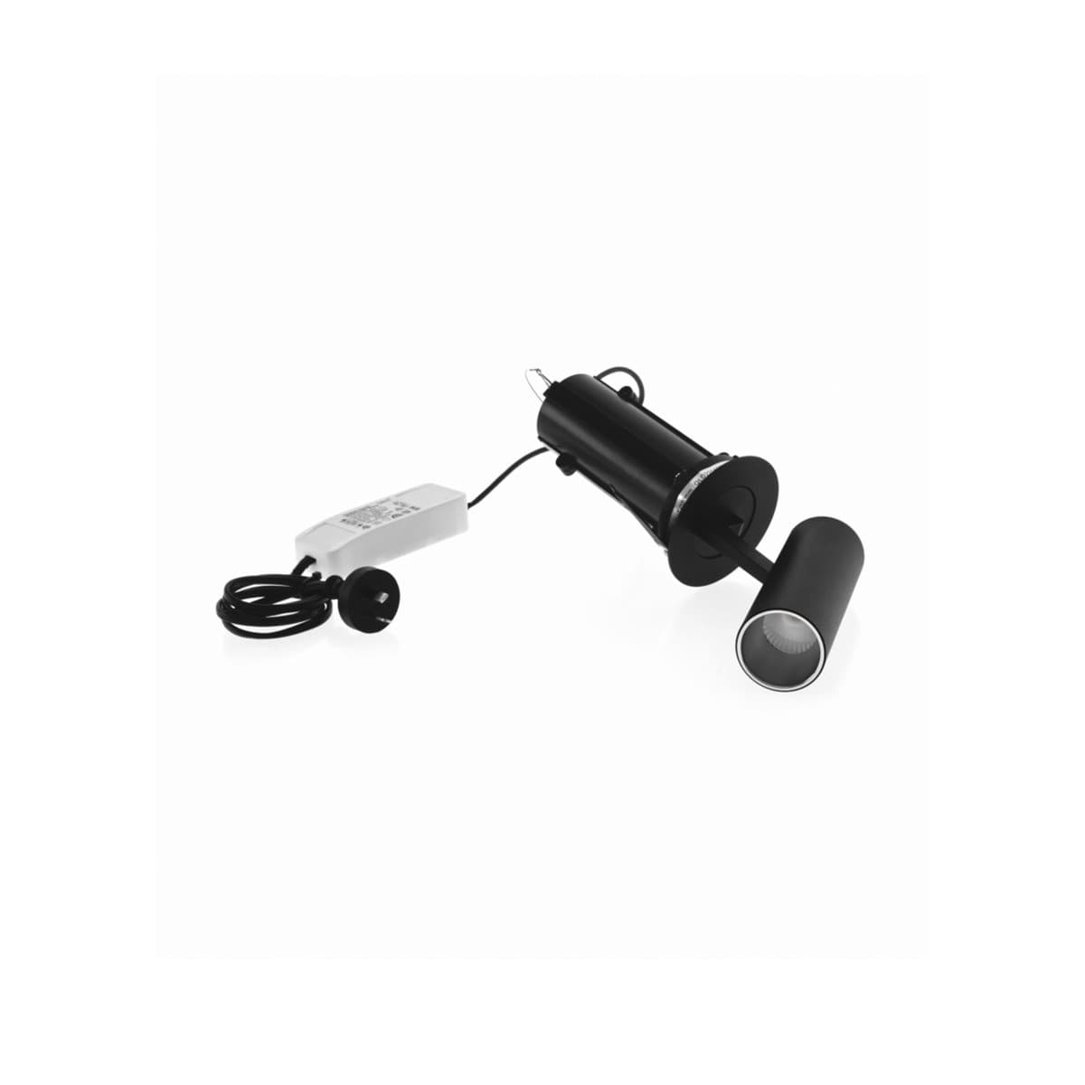 MFL Titan LED Recessed Adjustable 80mm Cut Out Spotlight in Black-img-2