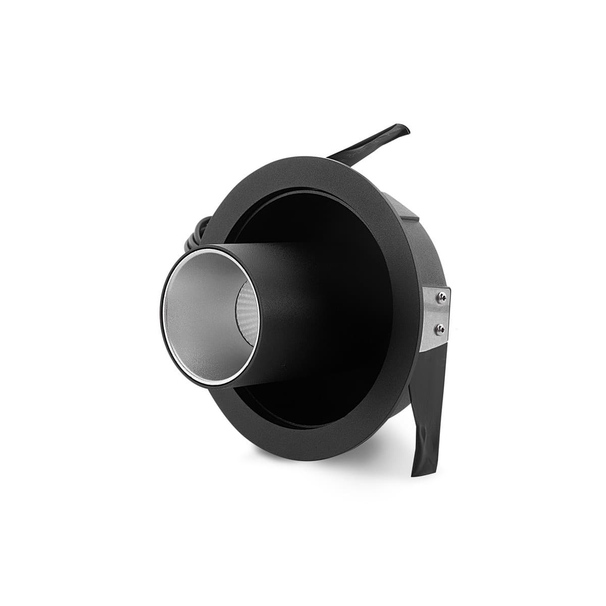 MFL Titan LED Recessed Adjustable 120mm Cut Out Downlight in Black-img-1