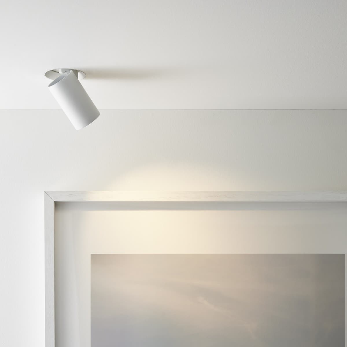 MFL Click LED COB Warm White 92mm Cut Out Spotlight in White-img-2
