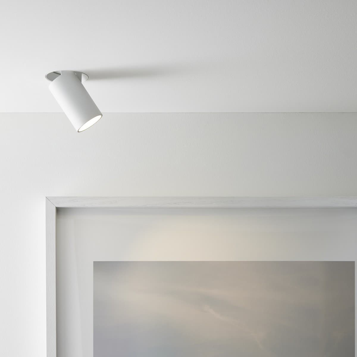 MFL Click LED COB Warm White 92mm Cut Out Spotlight in White-img-3