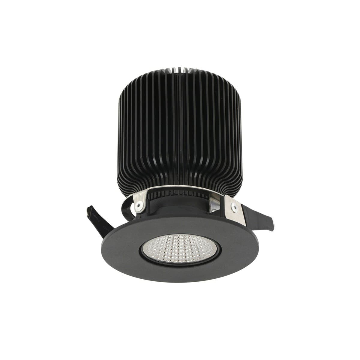 MFL Accent Gimble LED Recessed Cool White 82mm Cut Out Downlight in Black-img-1