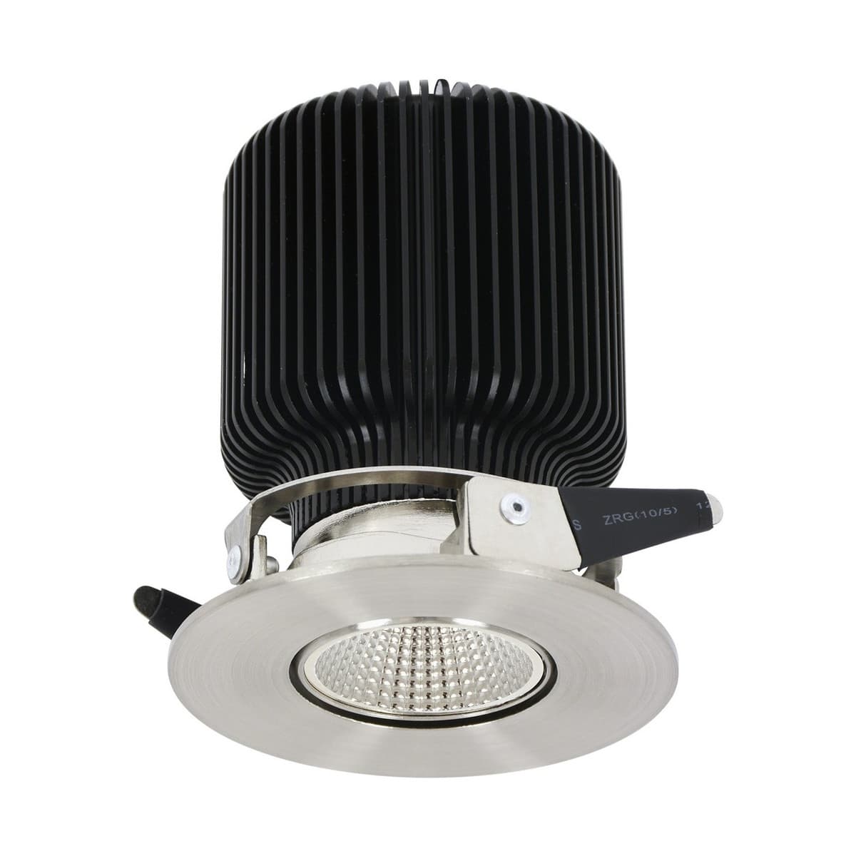 MFL Accent Gimble LED Dimmable Brushed Chrome Downlight in Cool White-img-1
