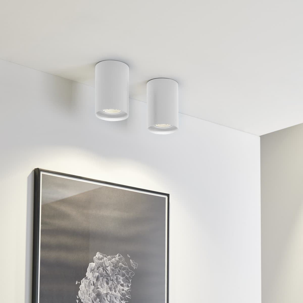 Masson Mila GU10 Round Surface Mounted Downlight in White-img-7
