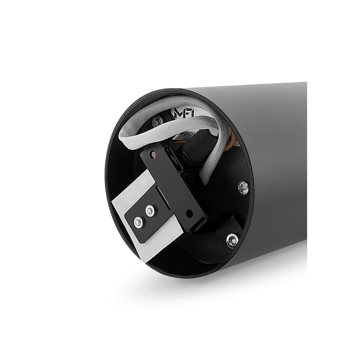 Masson Mila GU10 Round Surface Mounted Downlight in Black-img-4
