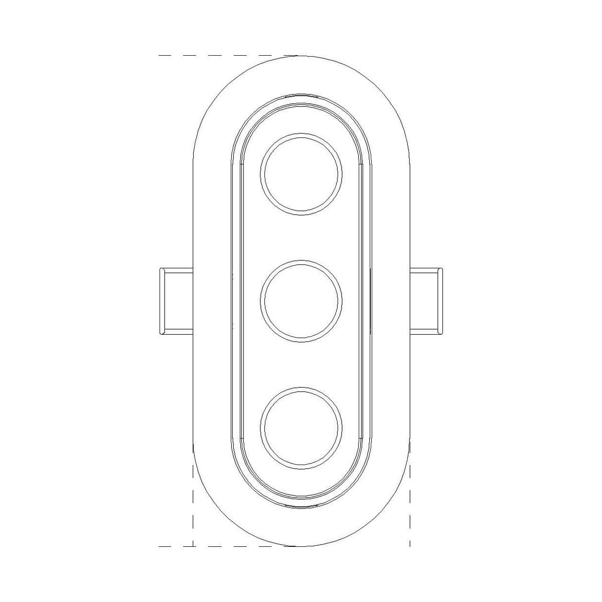 MFL Daytona LED 3 Light Dimmable Downlight in Black-img-6