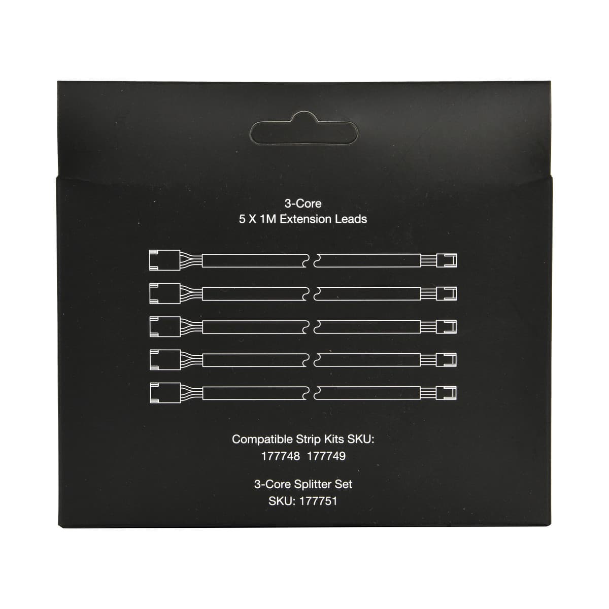 Glow Dynamic 5x1m Wiring Extension Leads-img-3