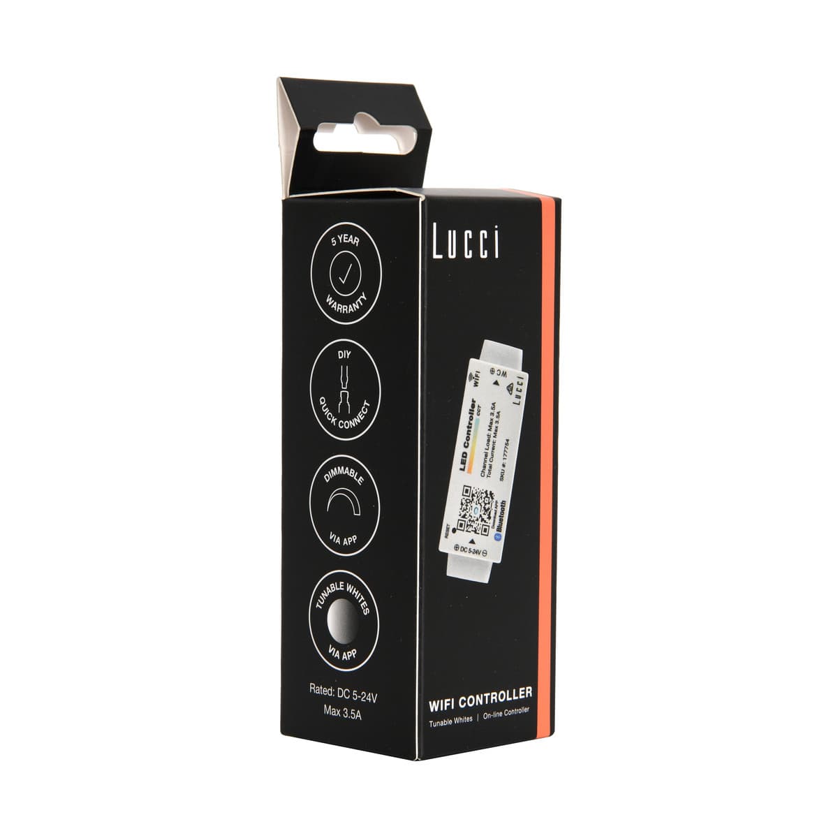 Glow Dynamic Lucci Connect Smart WiFi Controller for Tunable White LED Strip Kits-img-3