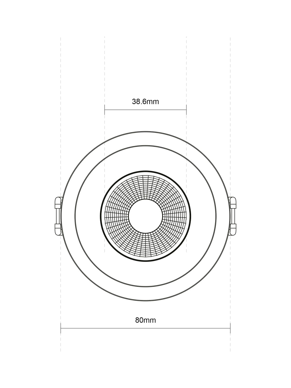 MFL Accent Small Minitrim CCT LED Dimmable 70mm Cut Out Downlight in Black-img-9