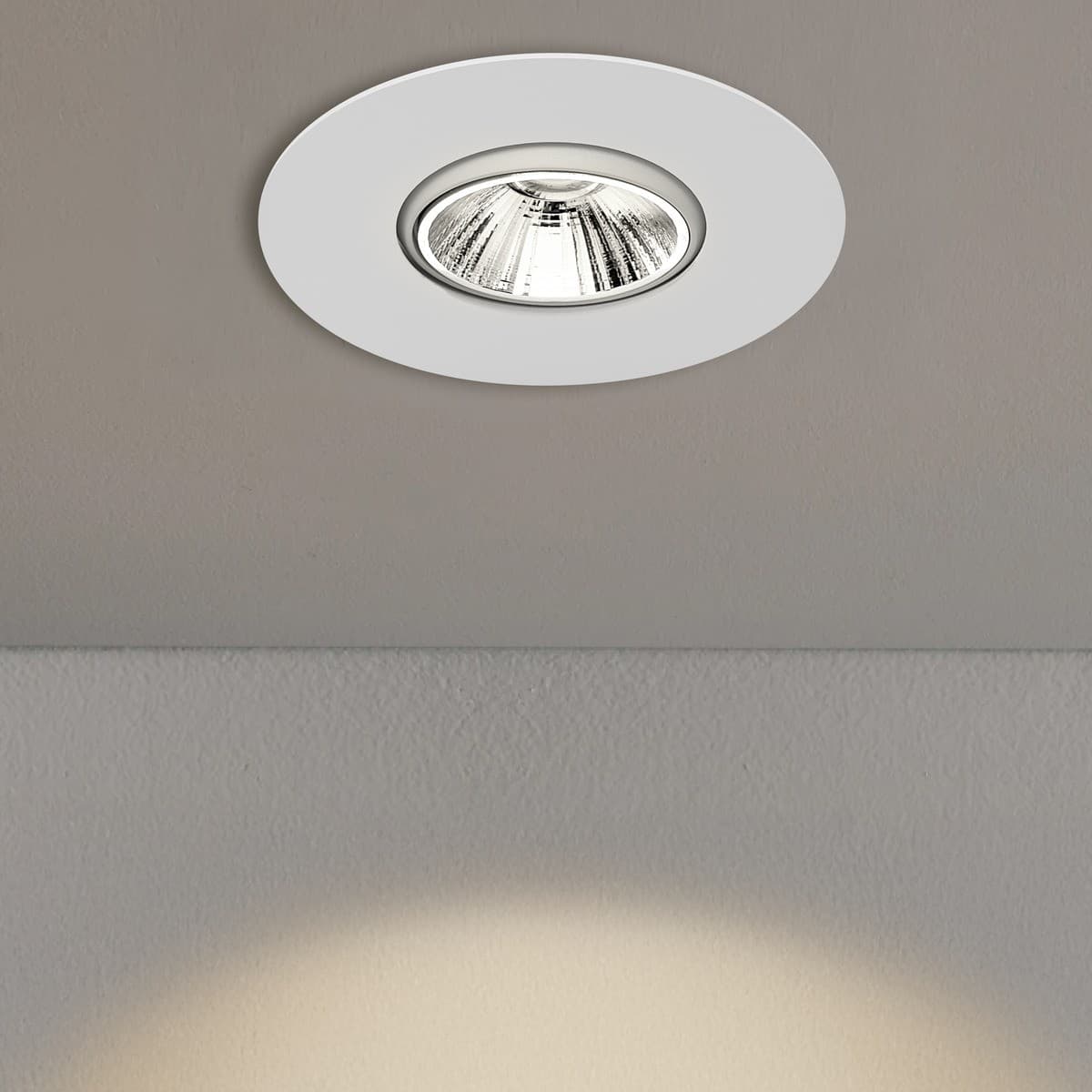 MFL Accent Large Gimble CCT LED Dimmable 85mm Cut Out Downlight in White