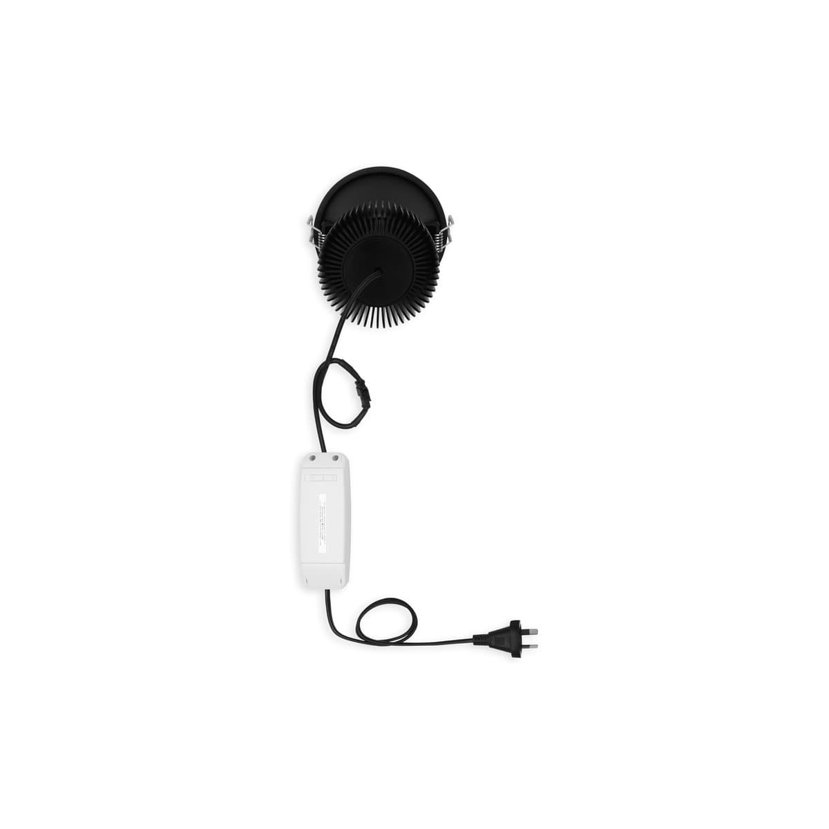 MFL Accent Large Minitrim CCT LED Dimmable 100mm Cut Out Downlight in Black-img-3